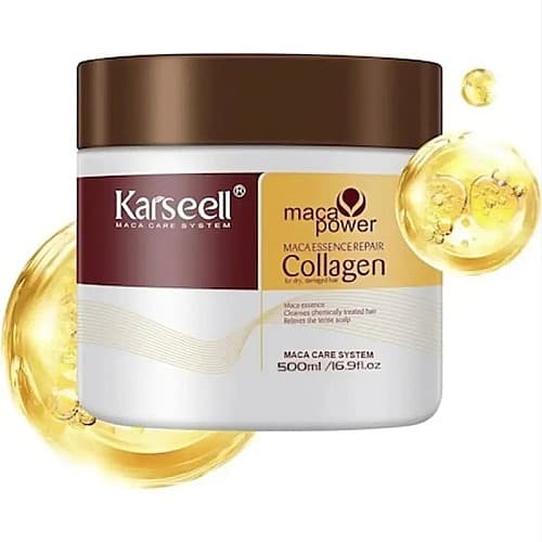 💆‍♀️ Masque Capillaire au Collagène Naturel & à la Kératine – 500ml 
