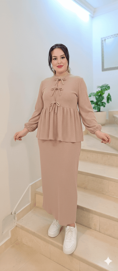 Ensemble côtelée - Image 1