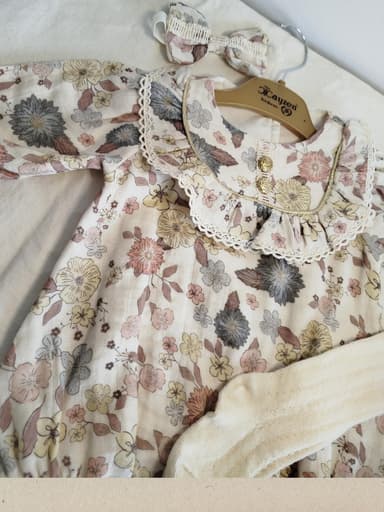 Set 3 pièces bébé fille  - Image 2