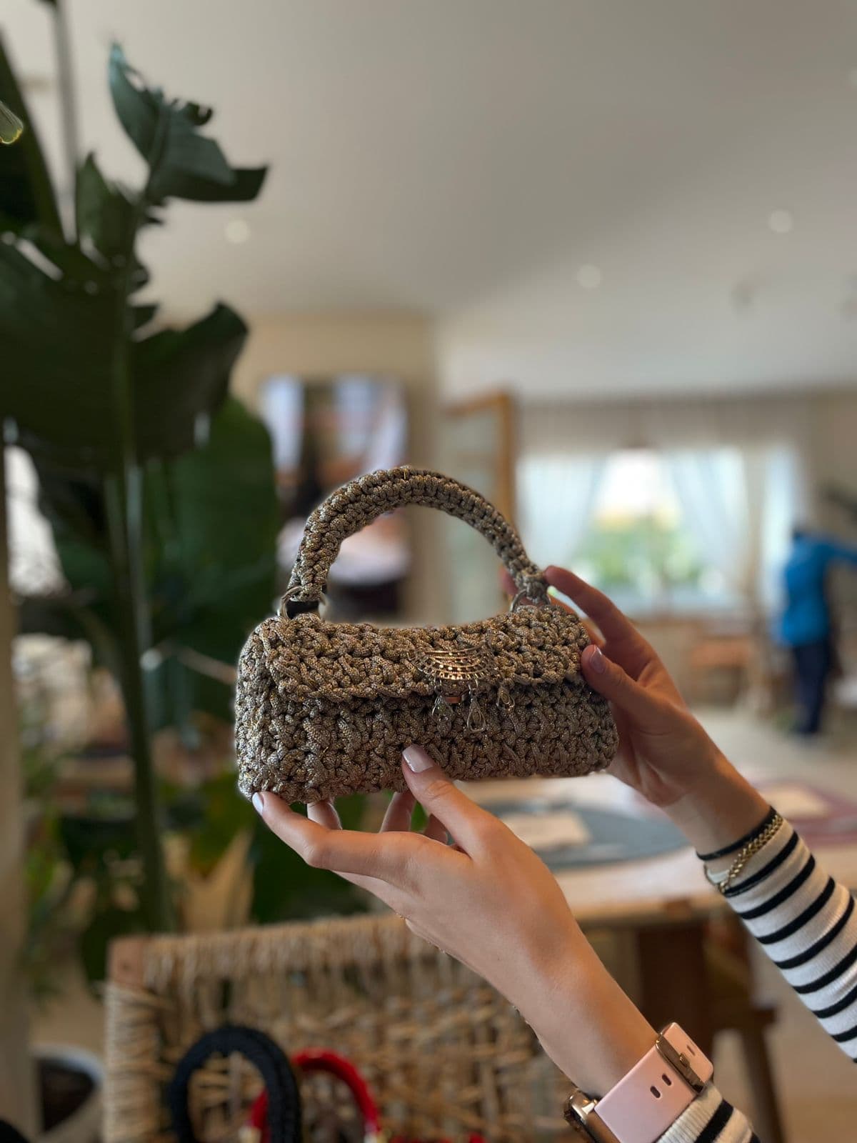 Mini sac à main crochet 