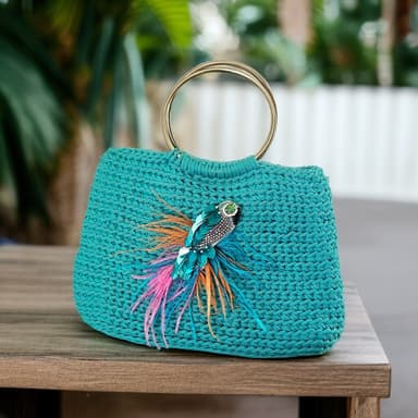 Sac à main en crochet - Image 3