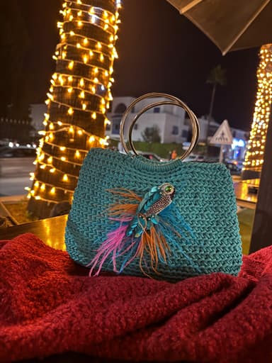 Sac à main en crochet - Image 2