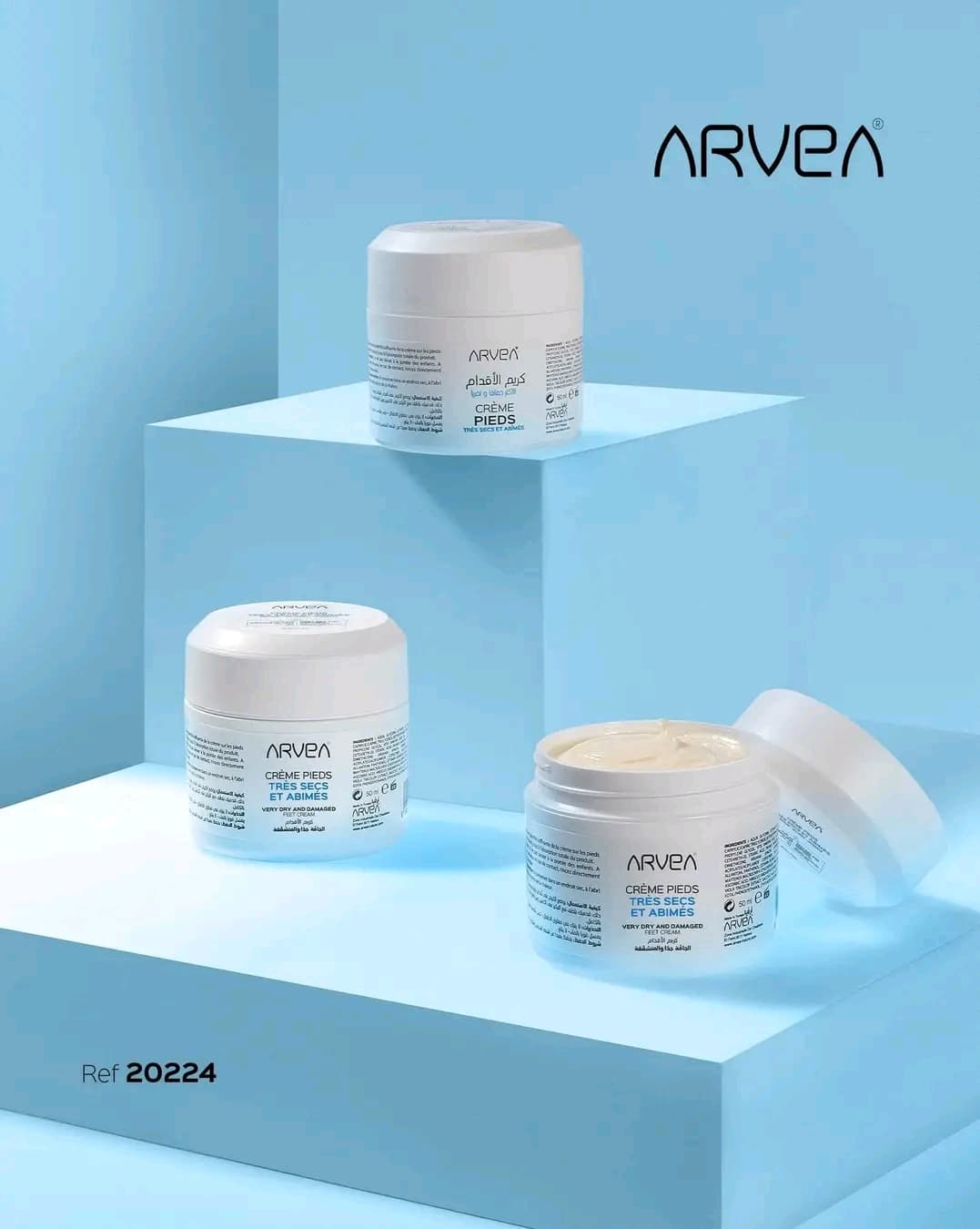 Crème pieds très sèches 