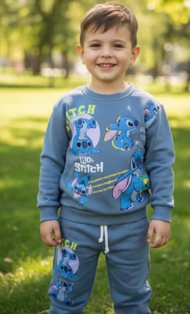 Jogging garçon motif Stitch - Image 1