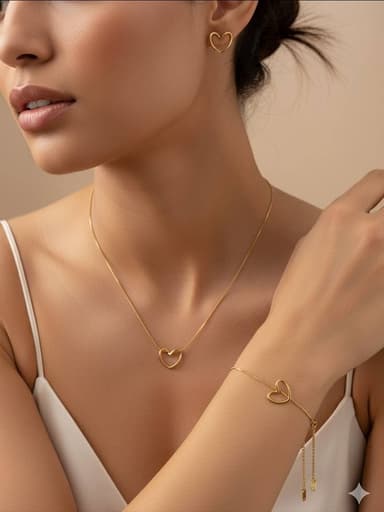 Collier, Bracelet, Bague & Boucles d'oreilles - Image 1