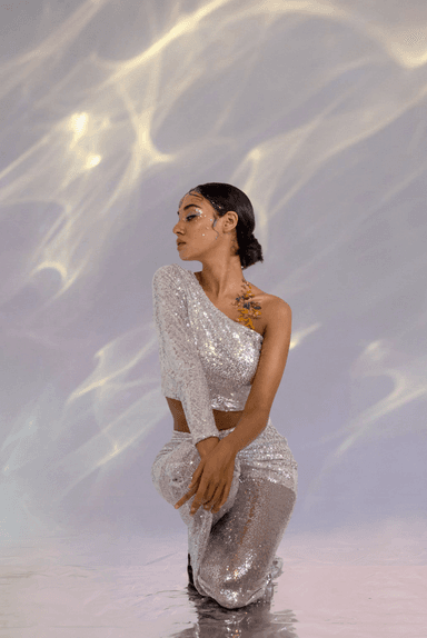 Set en sequin argenté - Image 3