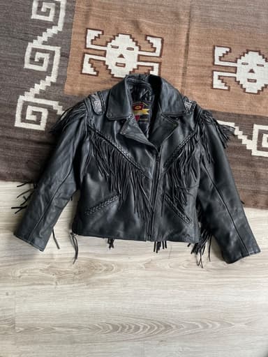 Biker leather jacket  - Image 1