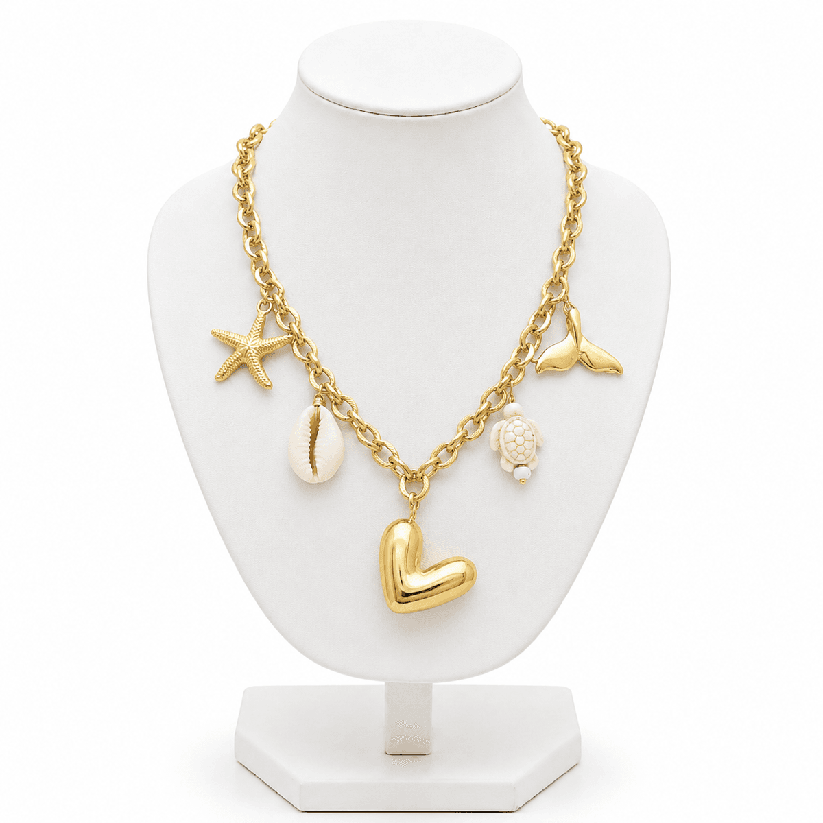 Collier Tortue Femme en Acier Inoxydable – Bijou Marin Élégant