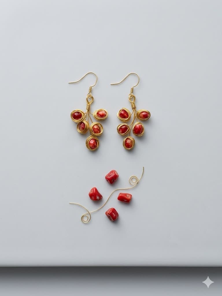 Jobijo boucles rouge