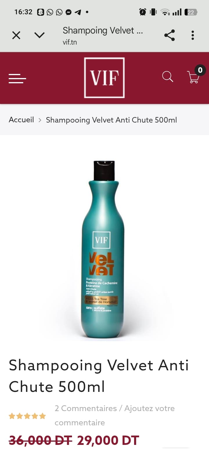 Shampooing anti chute