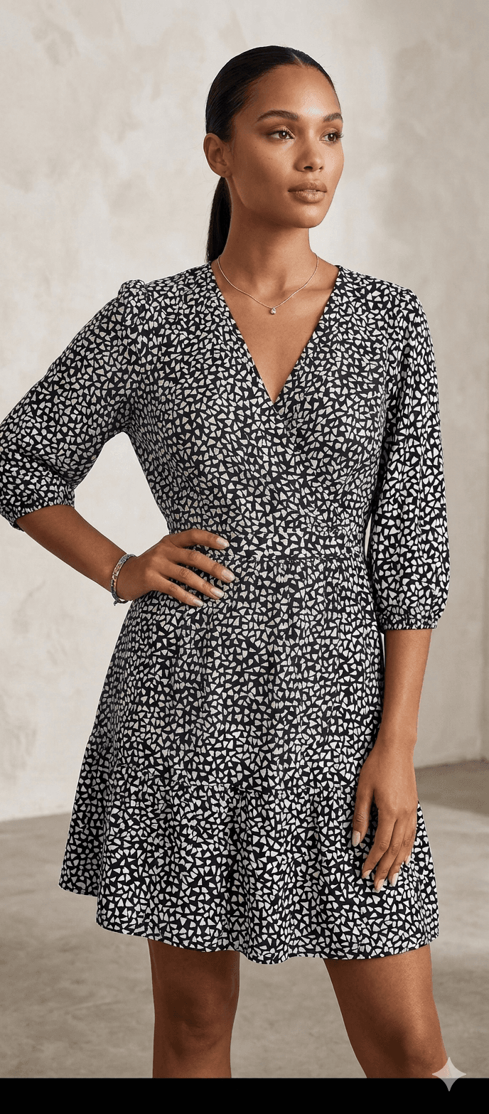 Robe Patineuse Imprimée