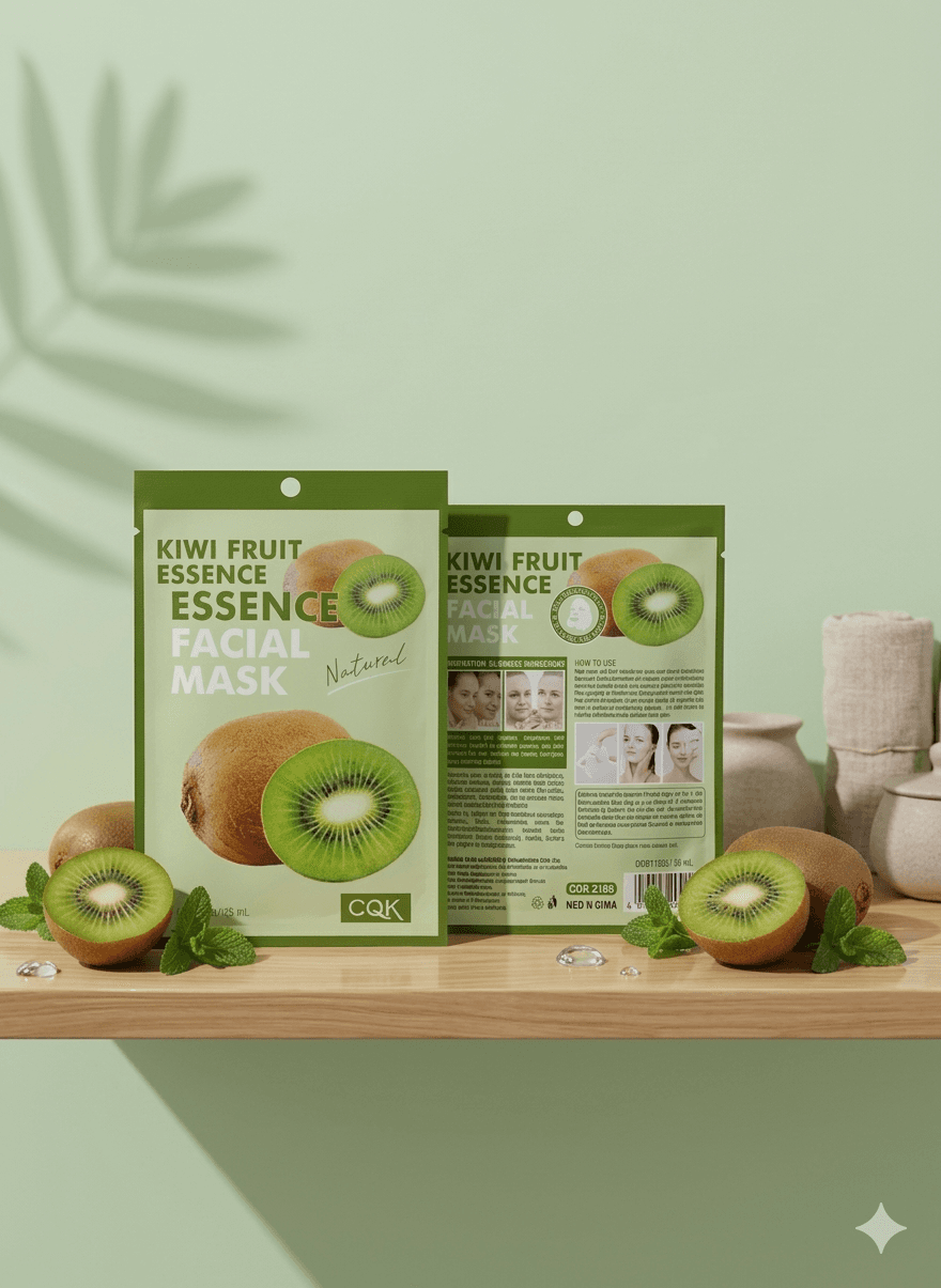 Masque facial à l'essence de kiwi natural CQK
