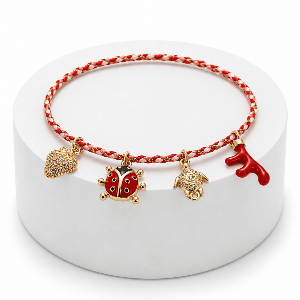 Bracelet Tortue avec Breloques en Acier Inoxydable – Chaîne Dorée Style Marin