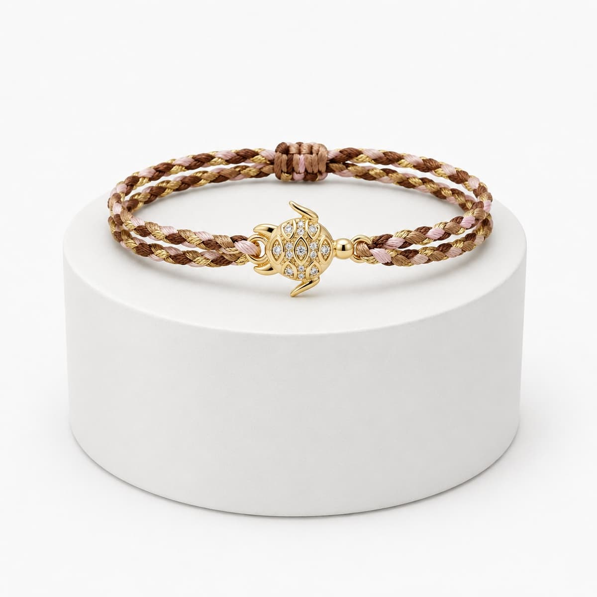 Bracelet Femme Turtle Doré en Acier Inoxydable – Bracelet Fin Élégant