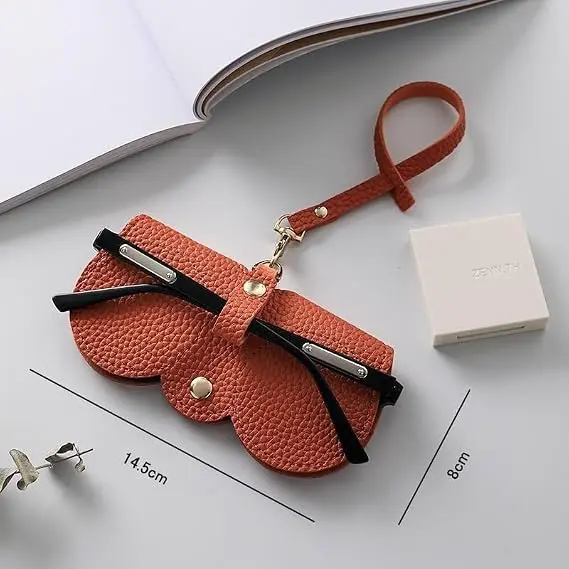 Sac à Lunettes de Soleil en Cuir