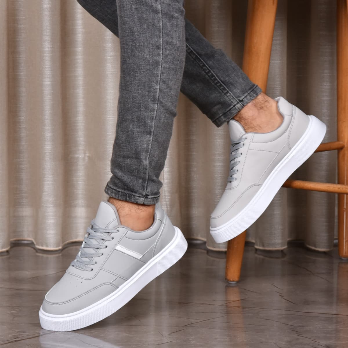 Basket Sport à la Mode Pour Homme - en Simili Cuir - Réf 151