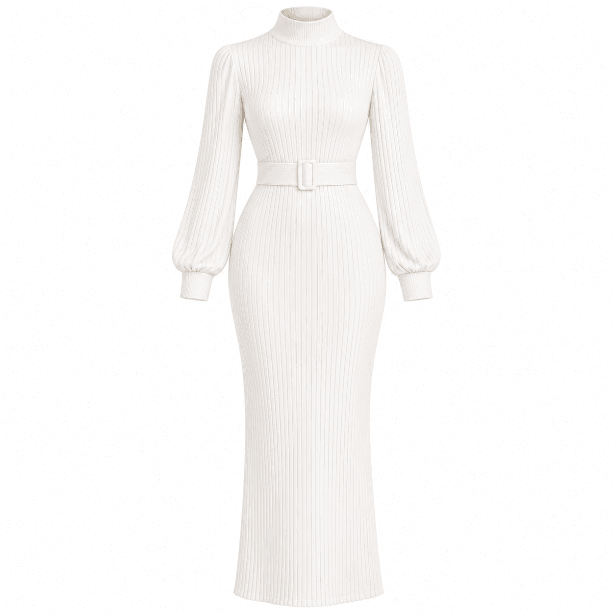 Robe Plissée Blanche Femme – Robe Élégante et Féminine
