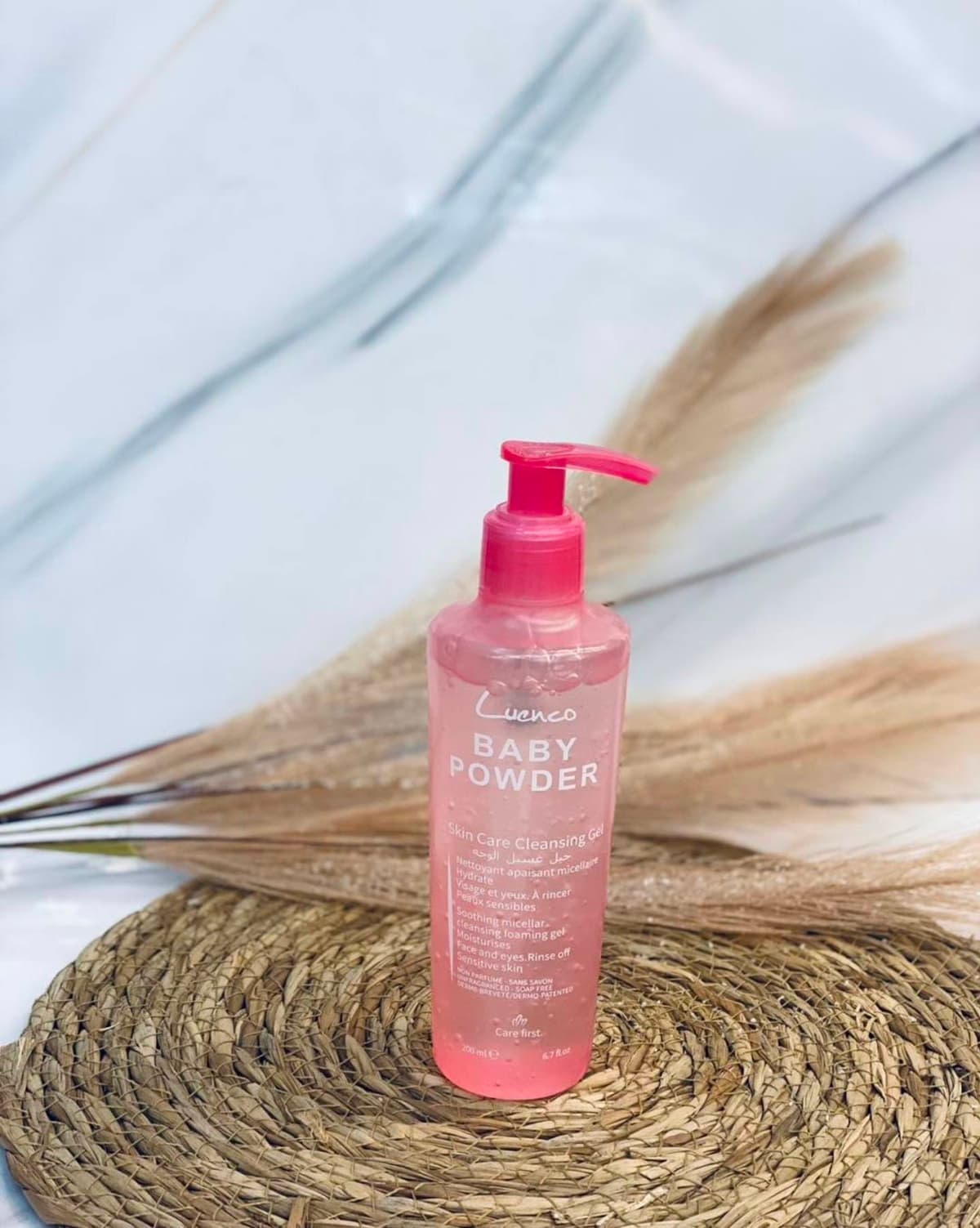 Baby powder face cleansing gel 200ml