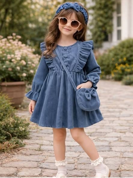 Robe Bleu - Robe Rose Nude