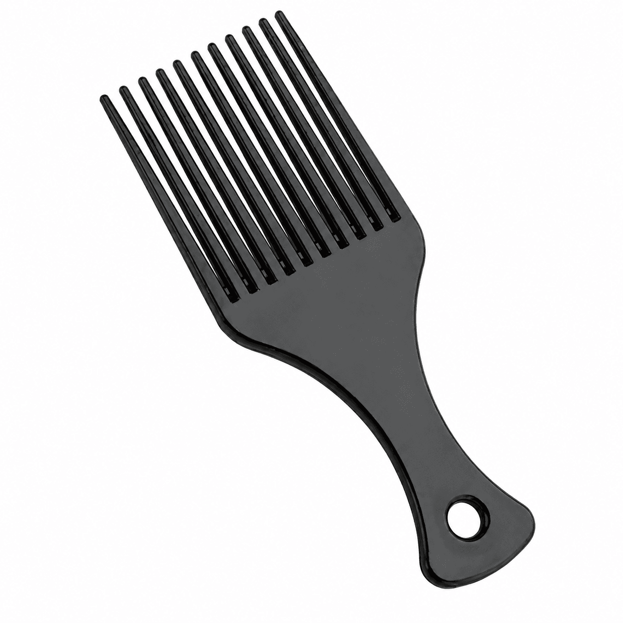 Peigne de Coiffure Professionnel Noir à Dents Larges – Coiffage Facile & Style Homme