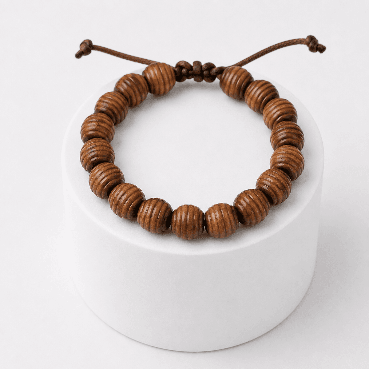 Bracelet Unisexe en Bois Naturel – Style Bohème & Authentique