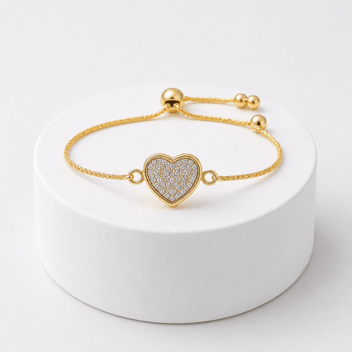 Bracelet Cœur Femme en Acier Inoxydable – Bijou Élégant et Tendance