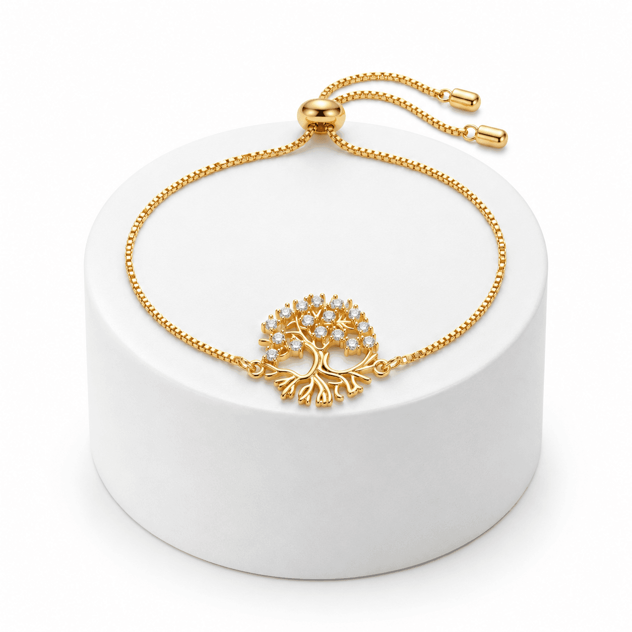 Bracelet Arbre de Vie en Acier Inoxydable – Bijou Élégant et Tendance