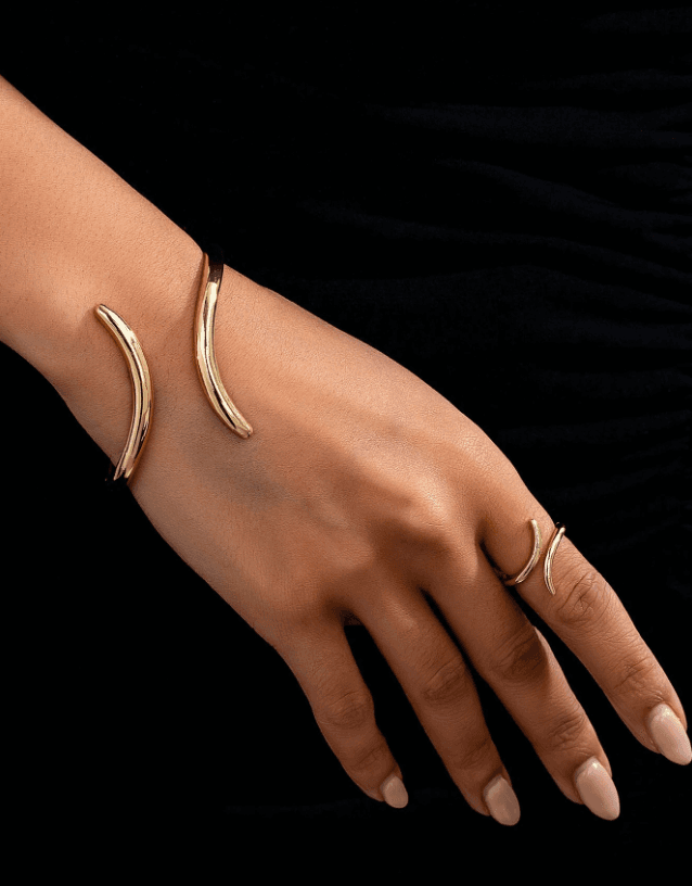 2 pièces : bracelet + bague