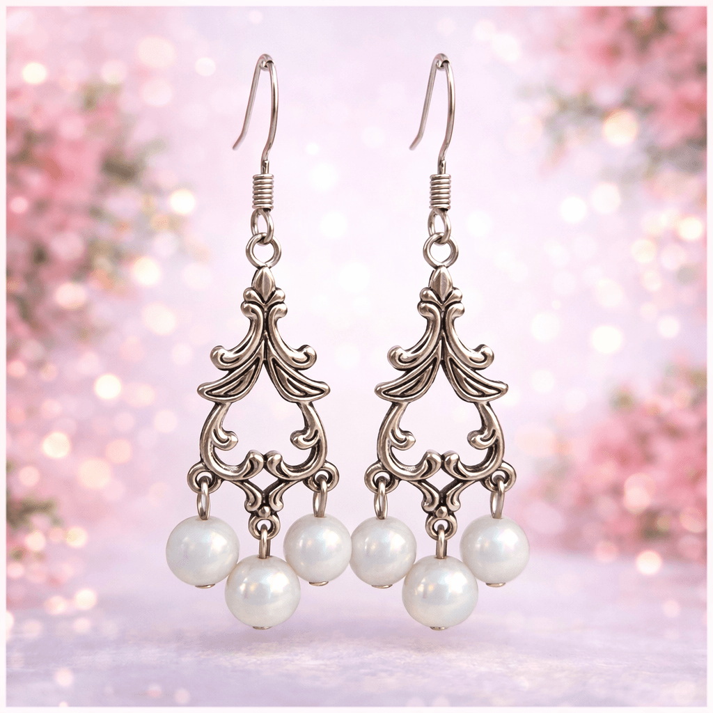 Boucles d'Oreilles « Lustre de Minuit »