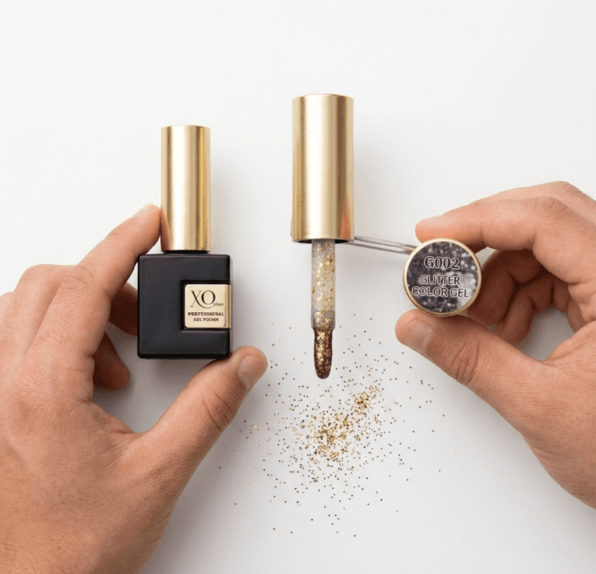XO G002 GLITTER COLOR GEL 15ML