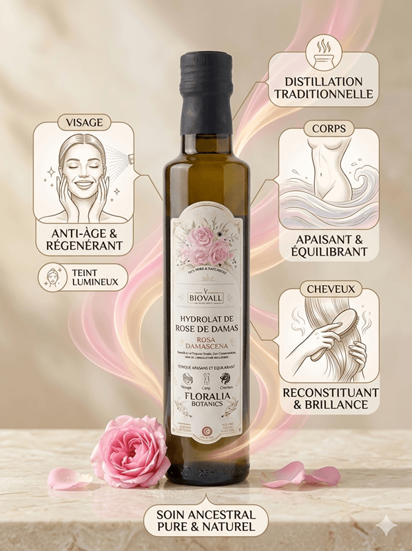 Hydrolat de Rose de Damas