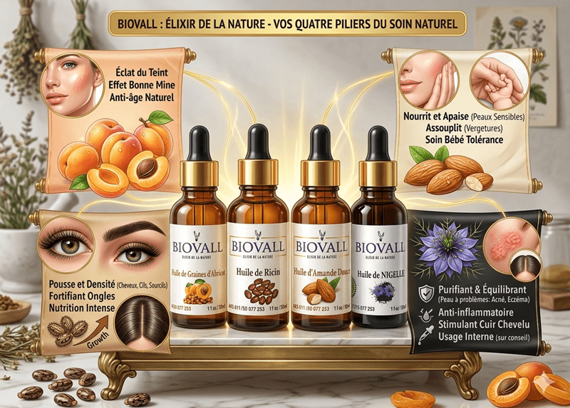 pack 4 Huiles vegetales precieuses