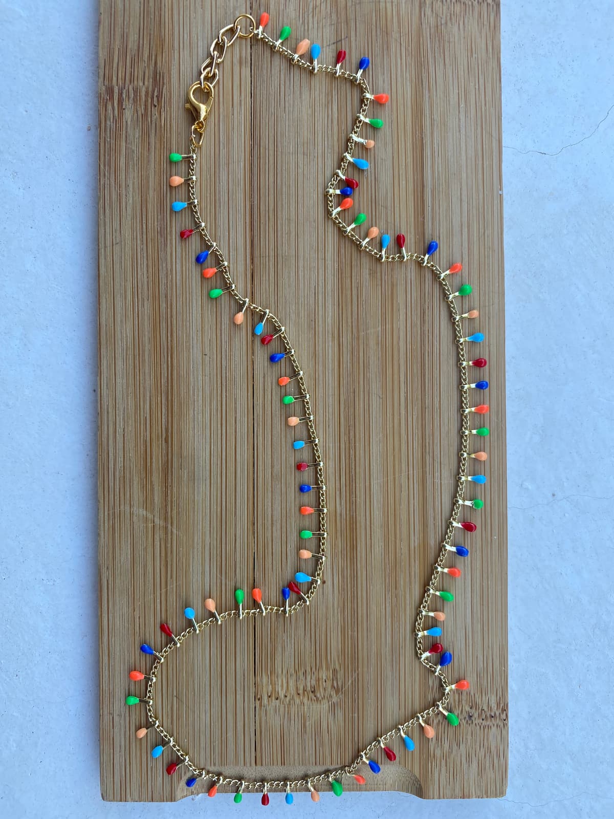 Collier multicolore