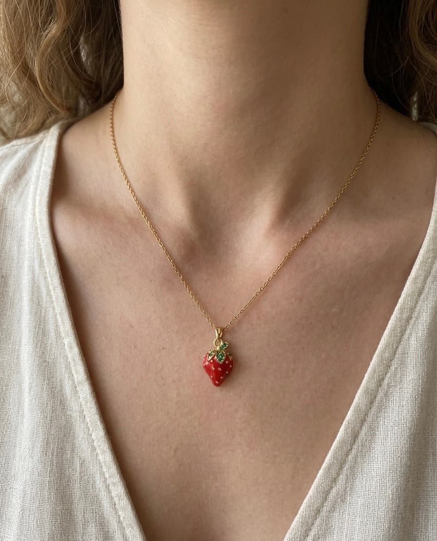 Collier fraise