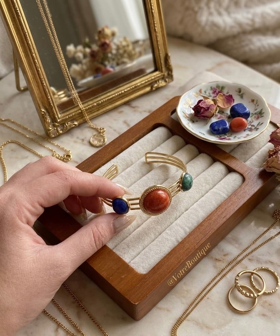 Bracelet aux pierres