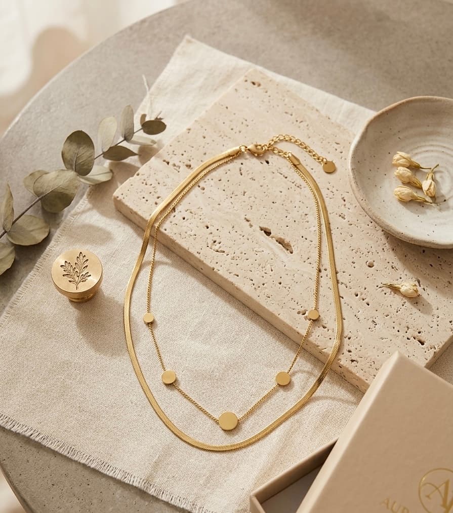 Collier Double chaine