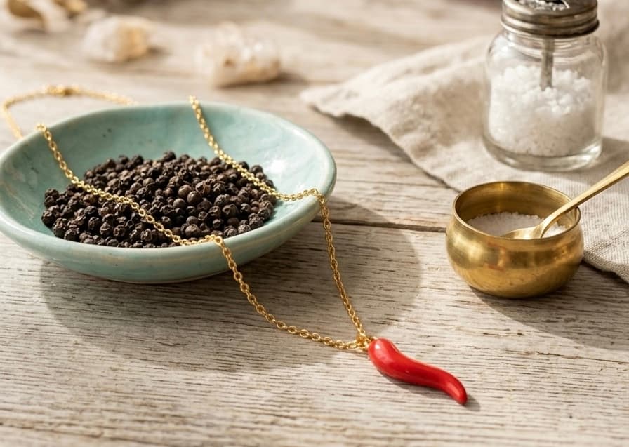 Collier Piment Porte-Bonheur