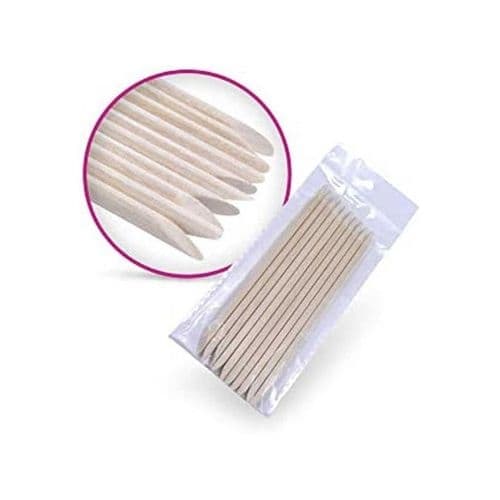 Lot de 100 Bâtonnets en Bois d’Oranger pour Manucure – Repousse-Cuticules et Soin des Ongles