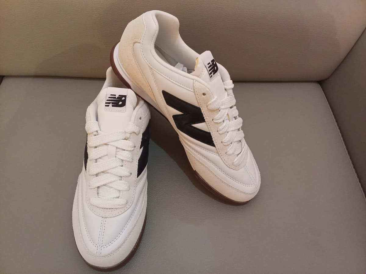 Basket en cuir et daim