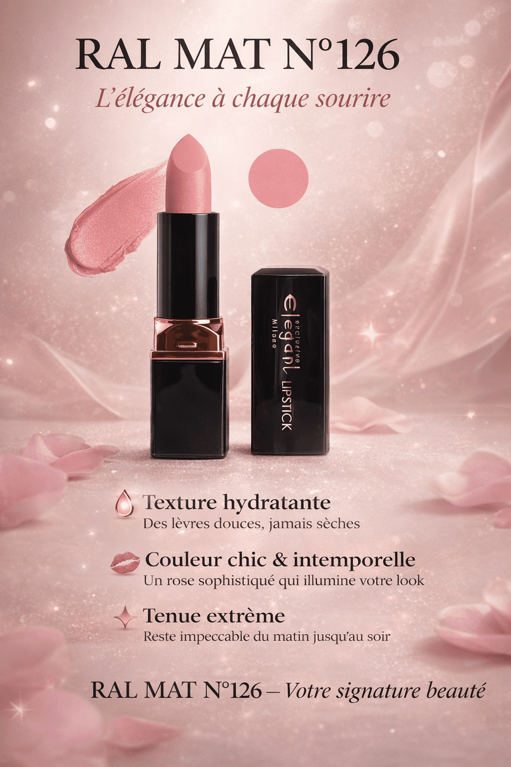 ROUGE A LEVRE ELEGANT N°126