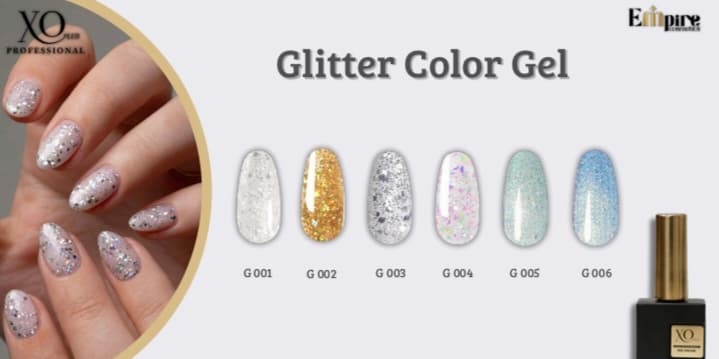 VERNIS PERMANENT XO GLITTER GEL 15ML