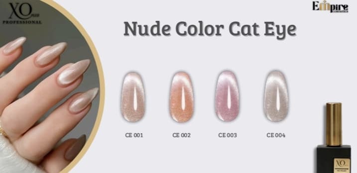 VERNIS PERMANENT XO NUDE COLOR CAT EYE 15ML