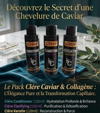 PACK KERATINE CAVIAR & COLLAGENE 120ML