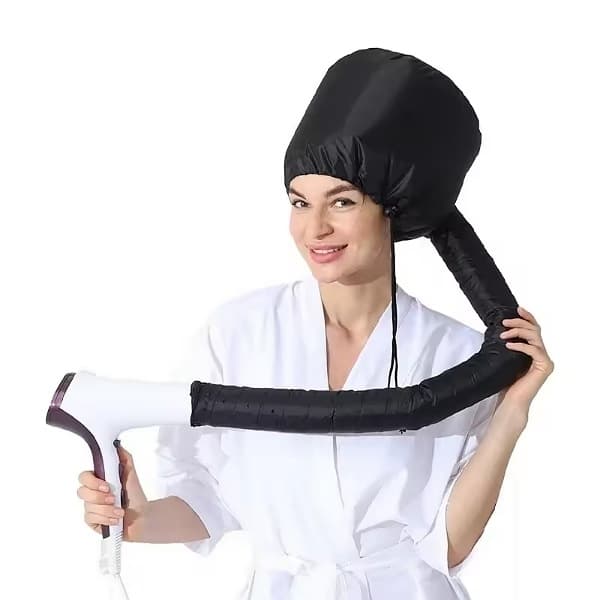 Casque de Séchage Professionnel Lavable et Réutilisable pour Sèche-Cheveux – Séchage Rapide et Uniforme