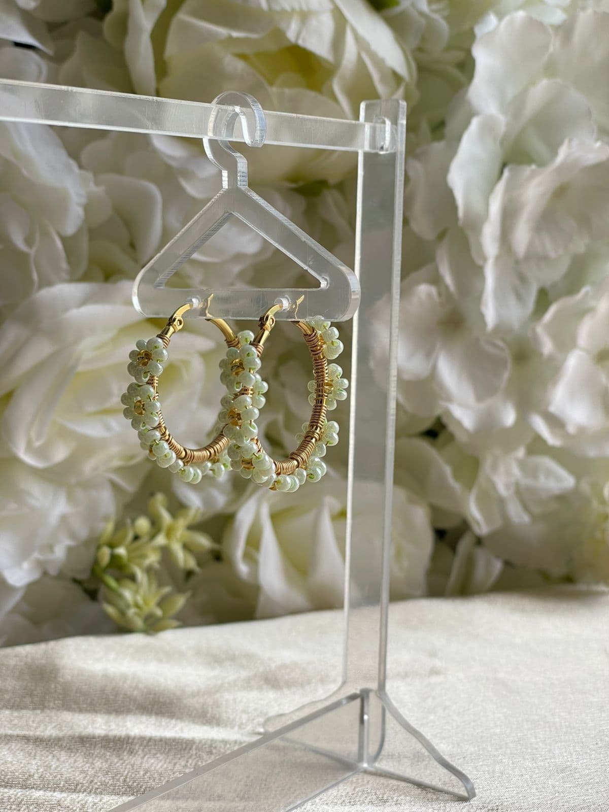 Boucles "Daisy Garden - light green"