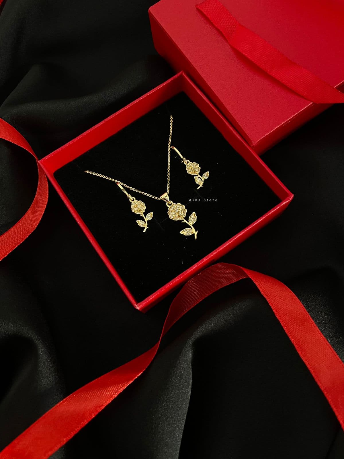 Parure "ROSELINE"