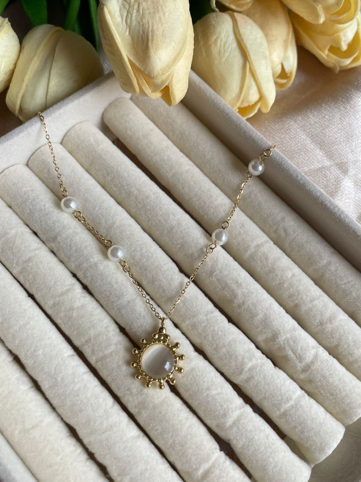 Collier "Aura Solaire"