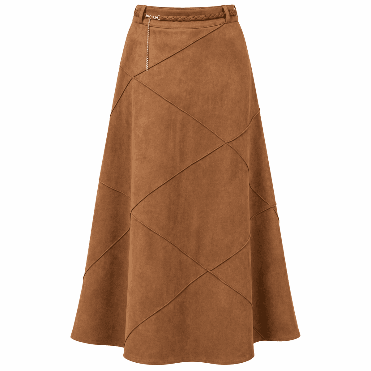 Jupe Femme Noire en Faux Daim – Jupe Élégante et Tendance