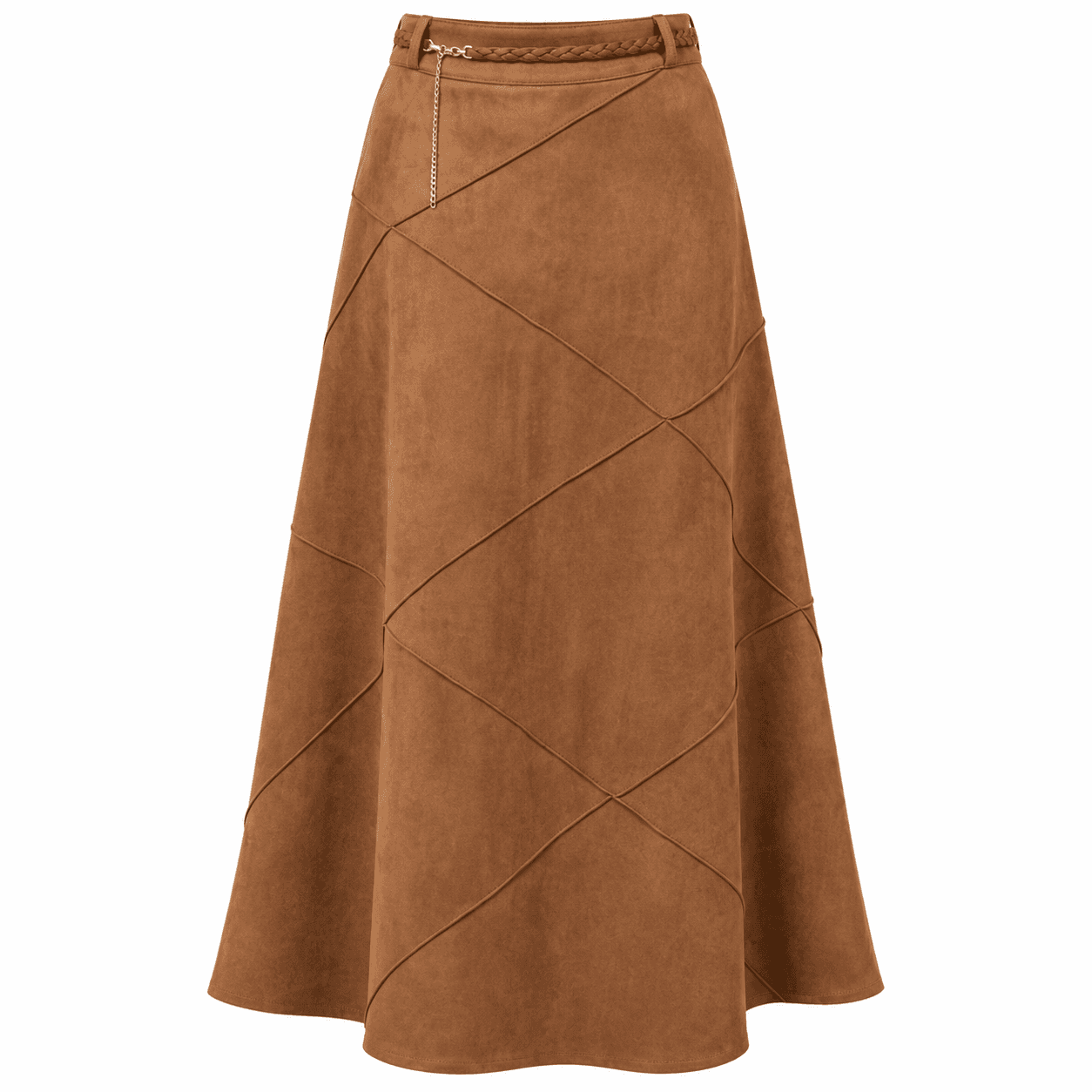 Jupe Femme Noire en Faux Daim – Jupe Élégante et Tendance