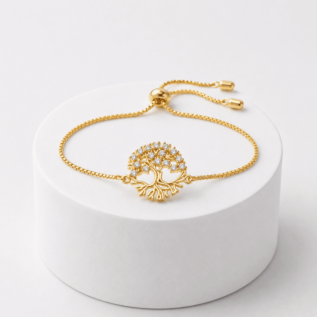 Bracelet Arbre de Vie en Acier Inoxydable – Bijou Élégant et Tendance